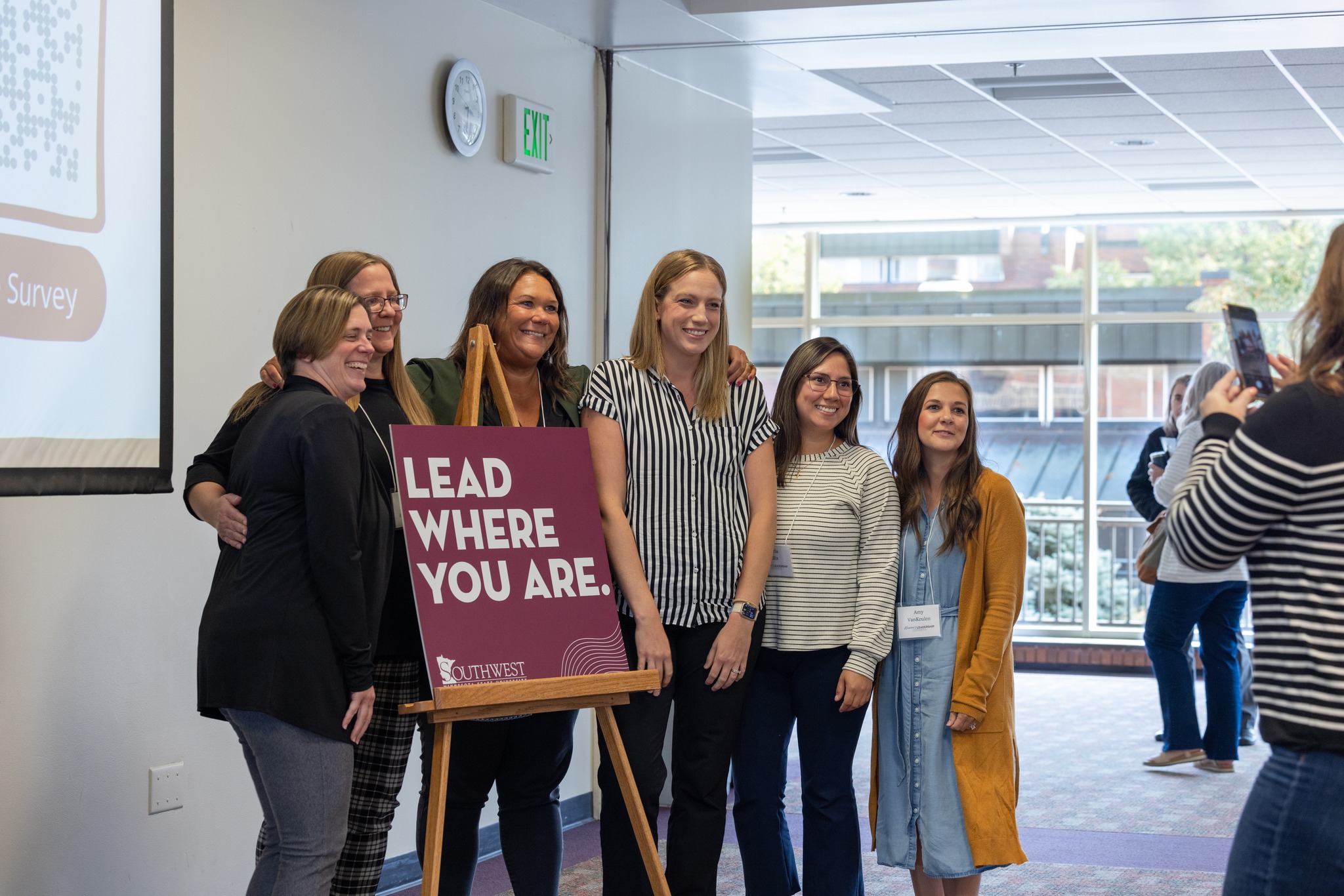 women at conference
