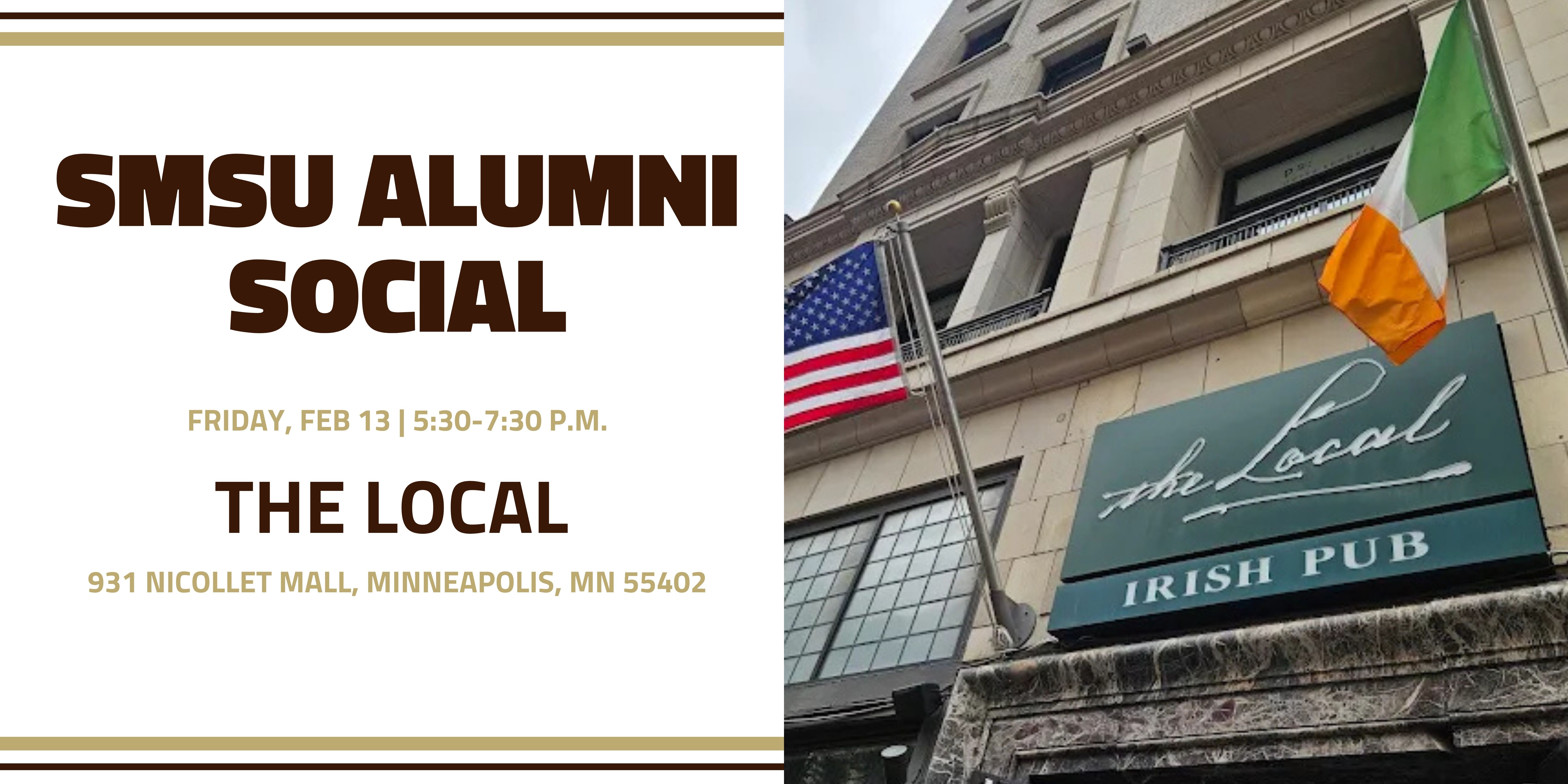 Event photo for SMSU Alumni Social at The Local – Minneapolis