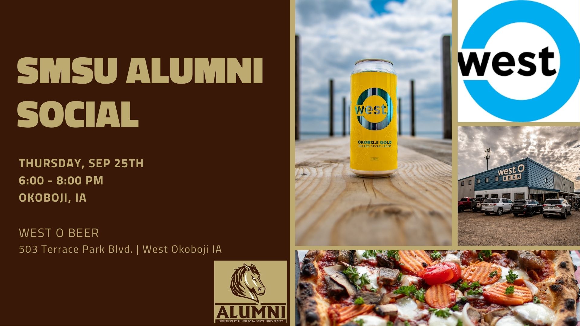 Event photo for SMSU Alumni Social at West O Beer