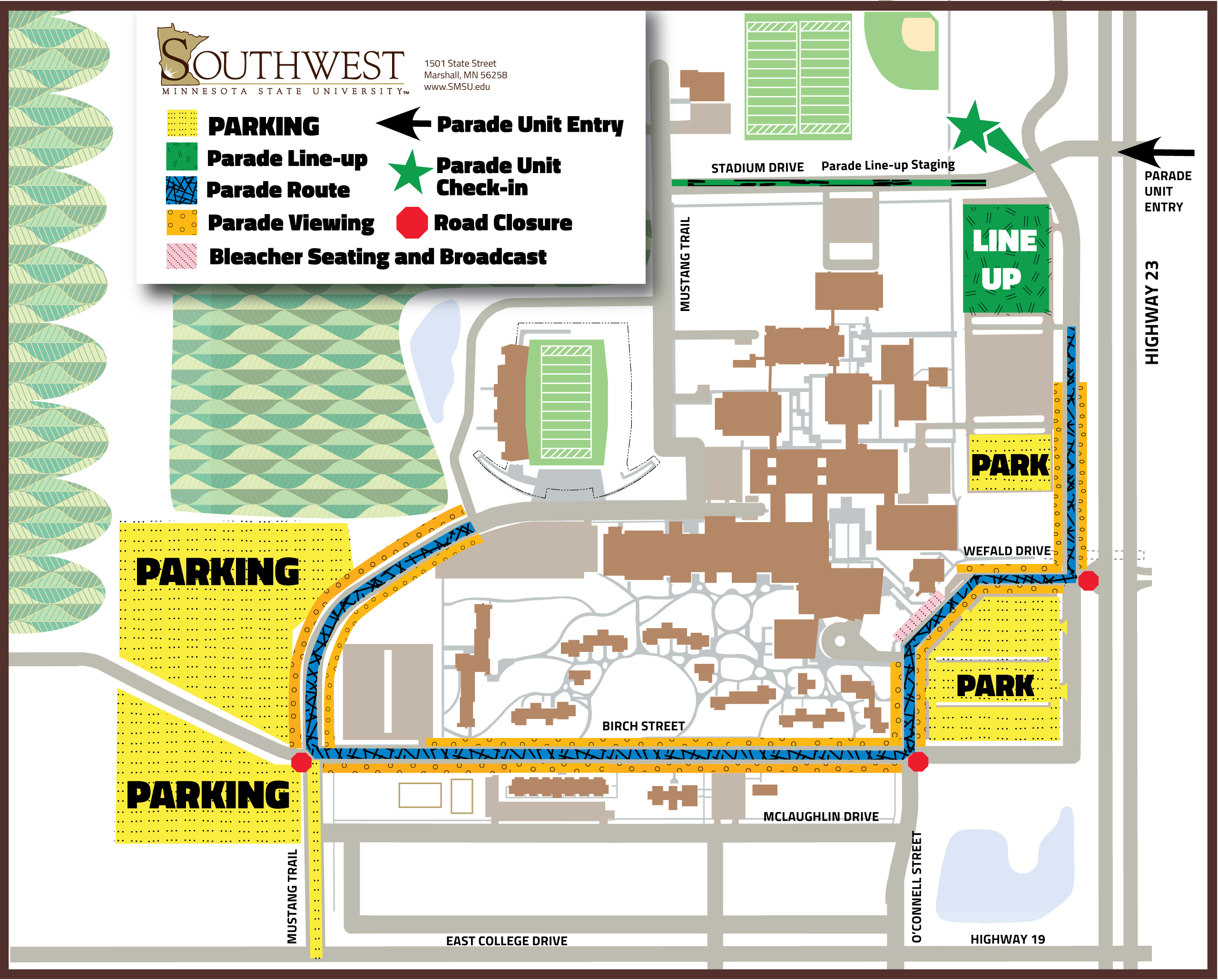 Parade Route Map
